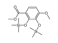 methyl 4-methoxy-2,3-bis(trimethylsilyloxy)benzoate Structure