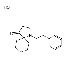 1-(2-phenylethyl)-1-azaspiro[4.5]decan-4-one,hydrochloride结构式