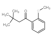 3,3-DIMETHYL-2'-METHYLTHIOBUTYROPHENONE结构式