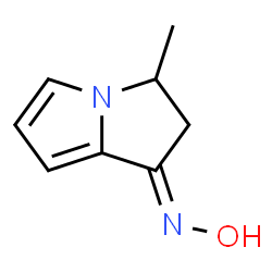 1H-Pyrrolizin-1-one,2,3-dihydro-3-methyl-,oxime(7CI) Structure