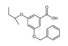 3-[(2S)-butan-2-yl]oxy-5-phenylmethoxybenzoic acid结构式