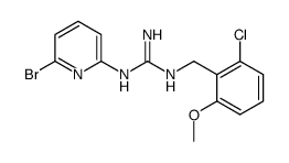 N-(6-bromopyridin-2-yl)-N'-(2-chloro-6-methoxybenzyl)guanidine Structure