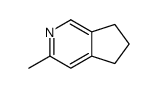 3-methyl-6,7-dihydro-5H-cyclopenta[c]pyridine结构式