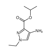 Isopropyl 4-amino-1-ethyl-1H-pyrazole-3-carboxylate结构式