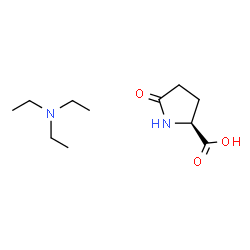 5-oxo-L-proline, compound with triethylamine (1:1) structure