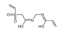 N-[[(2-ethenylsulfonylacetyl)amino]methyl]prop-2-enamide结构式