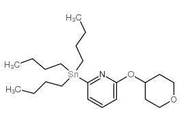 Tributyl[6-(tetrahydropyran-4-yloxy)pyrid-2-yl]stannane , 90结构式