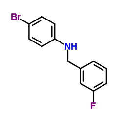 4-Bromo-N-(3-fluorobenzyl)aniline picture