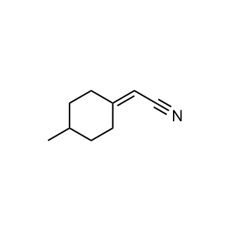 (S)-2-(4-Methylcyclohexylidene)acetonitrile Structure