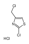 2-Chloro-4-(chloromethyl)-1,3-thiazole hydrochloride (1:1)结构式