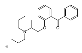 1-(2-benzoylphenoxy)propan-2-yl-dipropylazanium,iodide Structure