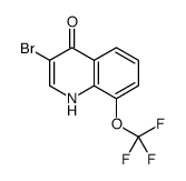 3-bromo-8-(trifluoromethoxy)-1H-quinolin-4-one Structure