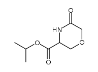 propan-2-yl 5-oxomorpholine-3-carboxylate Structure