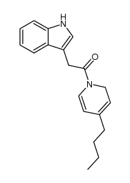 1-(4-butylpyridin-1(2H)-yl)-2-(1H-indol-3-yl)ethanone结构式