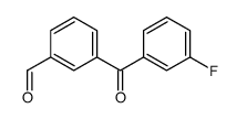 3-(3-fluorobenzoyl)benzaldehyde结构式