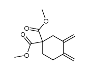 4,4-dicarbomethoxy-1,2-dimethylene cyclohexane Structure