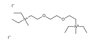 (Ethylenebis(oxyethylene))bis(diethylmethylammonium iodide)结构式