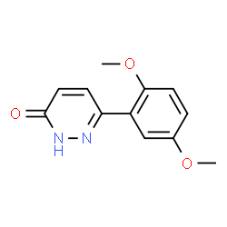 6-(2,5-dimethoxyphenyl)pyridazin-3-ol结构式