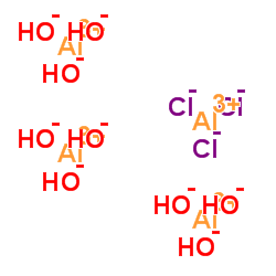 tetraaluminium trichloride nonahydroxide Structure