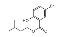 3-Methylbutyl 5-bromo-2-hydroxybenzoate结构式