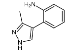 4-(2-aminophenyl)-3-methylpyrazole Structure