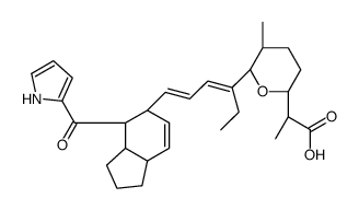 (2R)-2-[(2R,5S,6R)-5-Methyl-6-{(3E,5E)-6-[(3aR,4S,5R,7aS)-4-(1H-p yrrol-2-ylcarbonyl)-2,3,3a,4,5,7a-hexahydro-1H-inden-5-yl]-3,5-he xadien-3-yl}tetrahydro-2H-pyran-2-yl]propanoic acid Structure