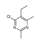 4-氯-5-乙基-2,6-二甲基嘧啶结构式