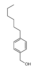 (4-hexylphenyl)methanol Structure