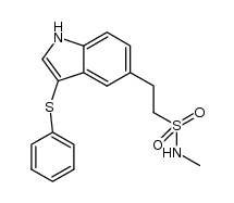 N-methyl-3-(phenylthio)-1H-indol-5-ethanesulfonamide结构式