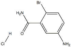 5-amino-2-bromobenzamide hydrochloride Structure