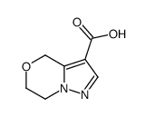 6,7-二氢-4H-吡唑并[5,1-c][1,4]噁嗪-3-羧酸结构式