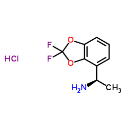 (R)-1-(2,2-二氟苯并[d][1,3]间二氧杂环戊烯-4-基)乙胺盐酸盐图片