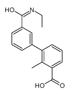 3-[3-(ethylcarbamoyl)phenyl]-2-methylbenzoic acid结构式