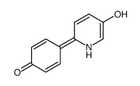 4-(5-hydroxy-1H-pyridin-2-ylidene)cyclohexa-2,5-dien-1-one结构式