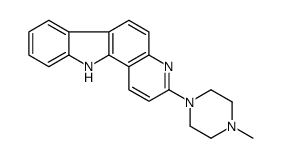 11H-3-(1-(4-Methyl)piperazino)pyrido(3,2-a)carbazole structure