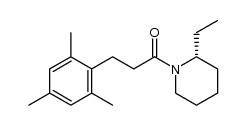 (R)-1-(3-mesitylpropanoyl)-2-ethyl piperidine Structure