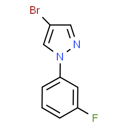 4-溴-1-(3-氟苯基)-1H-吡唑图片