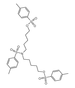 6-tosyl-1,11-tosyloxy-6-azaundecane Structure