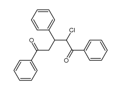 1,3,5-triphenyl-2-chloro-1,5-pentanedione结构式