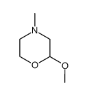 Morpholine, 2-methoxy-4-methyl- (9CI)结构式