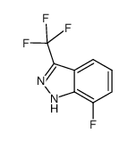 7-fluoro-3-(trifluoromethyl)-1H-indazole Structure