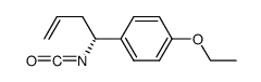 Benzene, 1-ethoxy-4-(1-isocyanato-3-butenyl)-, (R)- (9CI) Structure