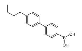 (4'-BUTYL[1,1'-BIPHENYL]-4-YL)BORONIC ACID Structure