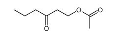 1-acetoxy-hexan-3-one Structure