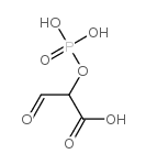 D-tartronic semialdehyde phosphate结构式