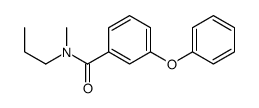 N-methyl-3-phenoxy-N-propylbenzamide Structure