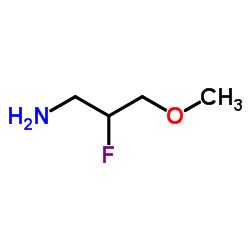 2-Fluoro-3-methoxy-1-propanamine Structure