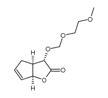 4-exo-methoxyethoxymethoxy-2-oxabicyclo[3.3.0]oct-7-en-3-one Structure