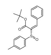 tert-butyl (E)-[(R)-p-tolylsulfinyl]cinnamate Structure