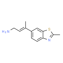 2-Buten-1-amine,3-(2-methyl-6-benzothiazolyl)-(9CI) Structure